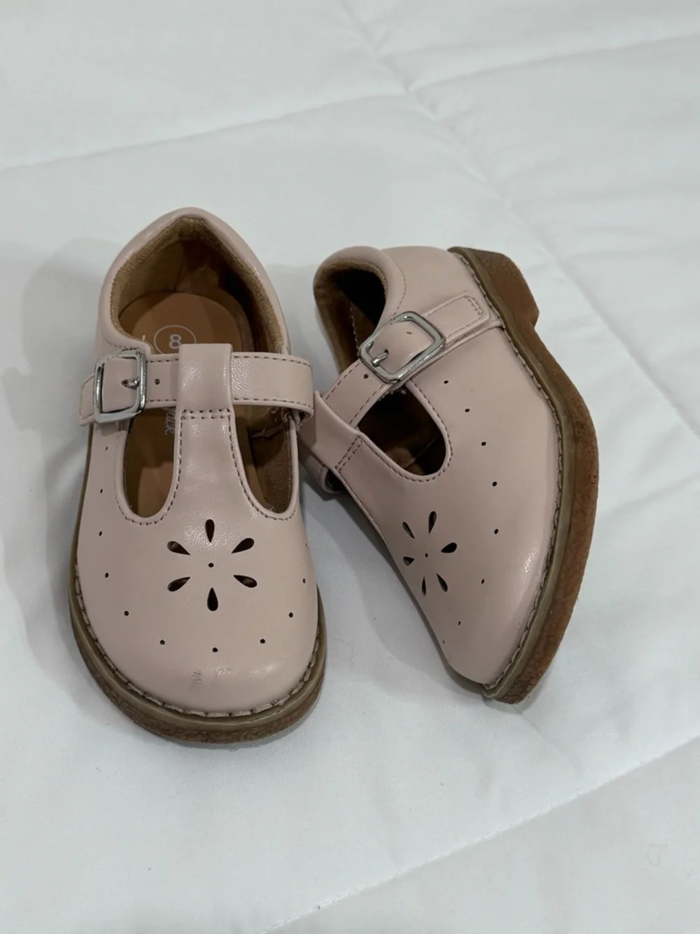 Cat & Jack Toddler T-Strap Dress Shoes - Blush Pink